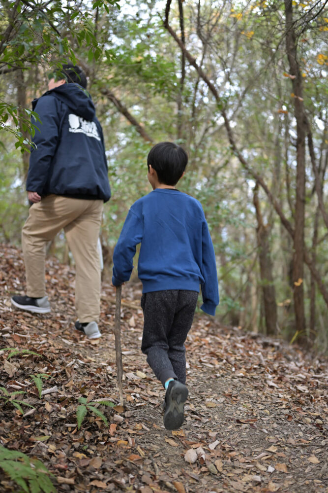 久司山展望台への山道