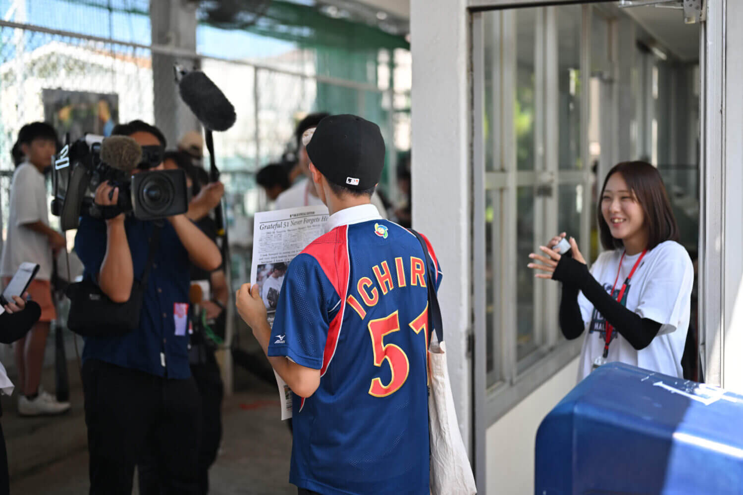 イチロー殿堂入り当日の聖地・空港バッティング